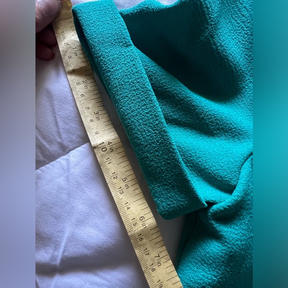 Teal Straight Line Dress with Woven Detailing - Picture 8 of 8